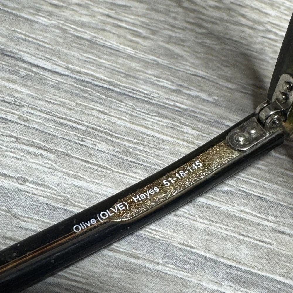 Badgley Mischka Hayes Eyeglasses Women 51-18-145 Green Square‎ Plastic Frame